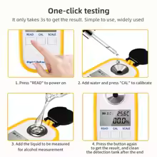 Digital Portable Refractometer with ATC, IP65. 5 in 1 WHILET INSTRUMENTS - Image 6